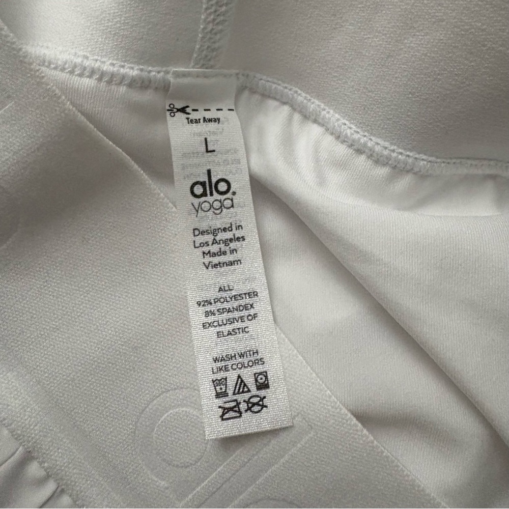 ALO Yoga White Ace Tennis Skirt - Picture 7 of 9